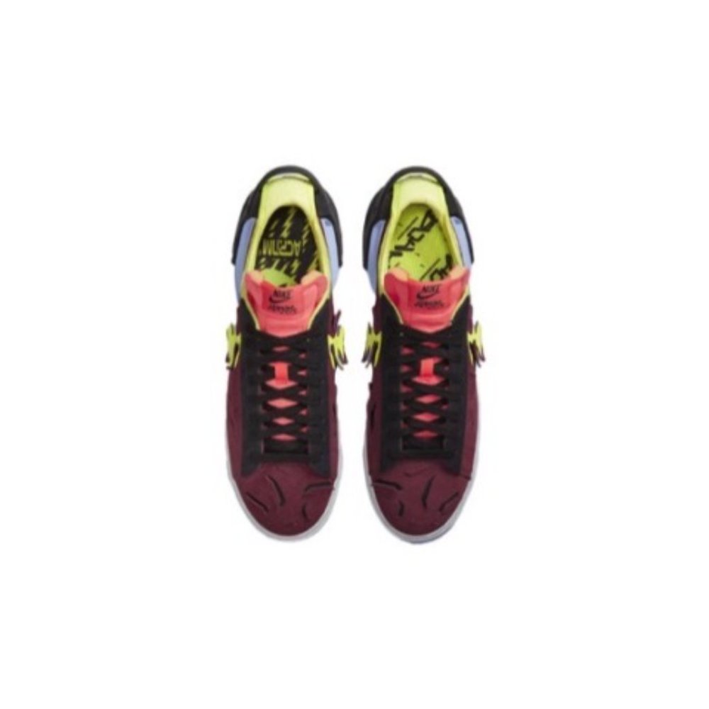 Nike Acronym Blazer Low Mens Casual Sneaker Shoes Maroon DN2067-600 NEW Size 7 - Picture 3 of 7